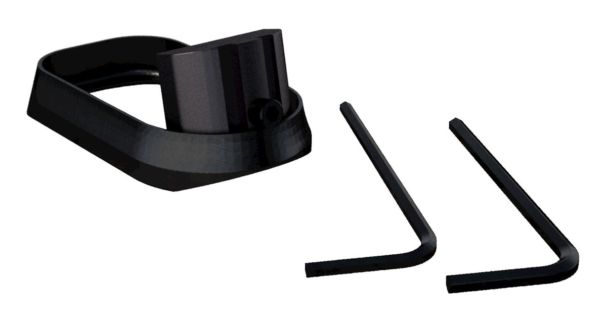 Rival Arms RA70G211A Black Anodized Two Piece Magwell Compatible with Glock 19 Gen4