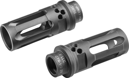 SureFire Warcomp CTN QD Flash Hider 5.56mm Closed Tine, 1/2"x28 Threads, 2.40" OAL