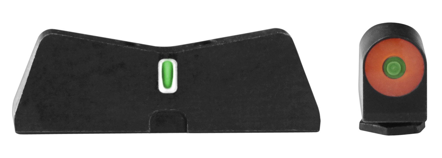 XS Sights GL0009S5N Glock DXT2 Big Dot Night Sight Set - Orange Front, White Bar Rear