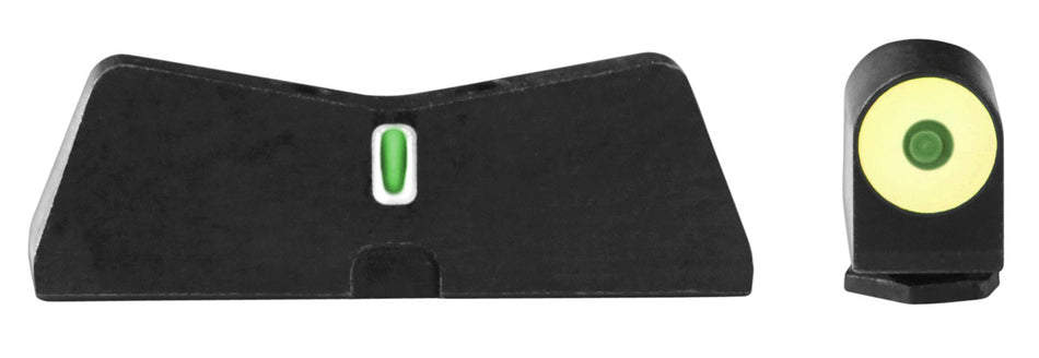 XS Sights GL0009S5Y Glock DXT2 Big Dot Night Sight Set - Yellow Front, White Bar Rear