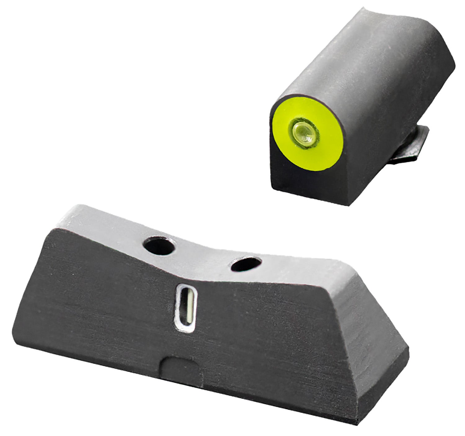 XS Sights GL0011S5Y Glock DXT2 Big Dot Night Sight Set - Yellow Outline Front, White Bar Rear