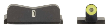 XS Sights DXT2 Big Dot Tritium Night Sights for S&W Pistols - Yellow Outline Front Sight, White Outline Bar Rear