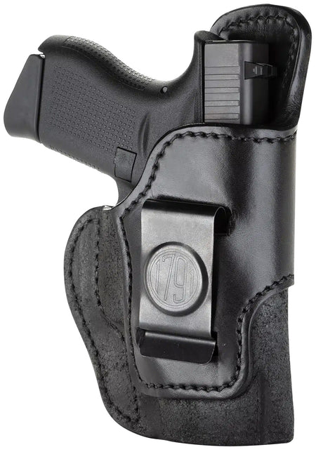 1791 Gunleather RCH3BLKR Rigid Concealment IWB Holster Size 03 Black Leather Right Hand