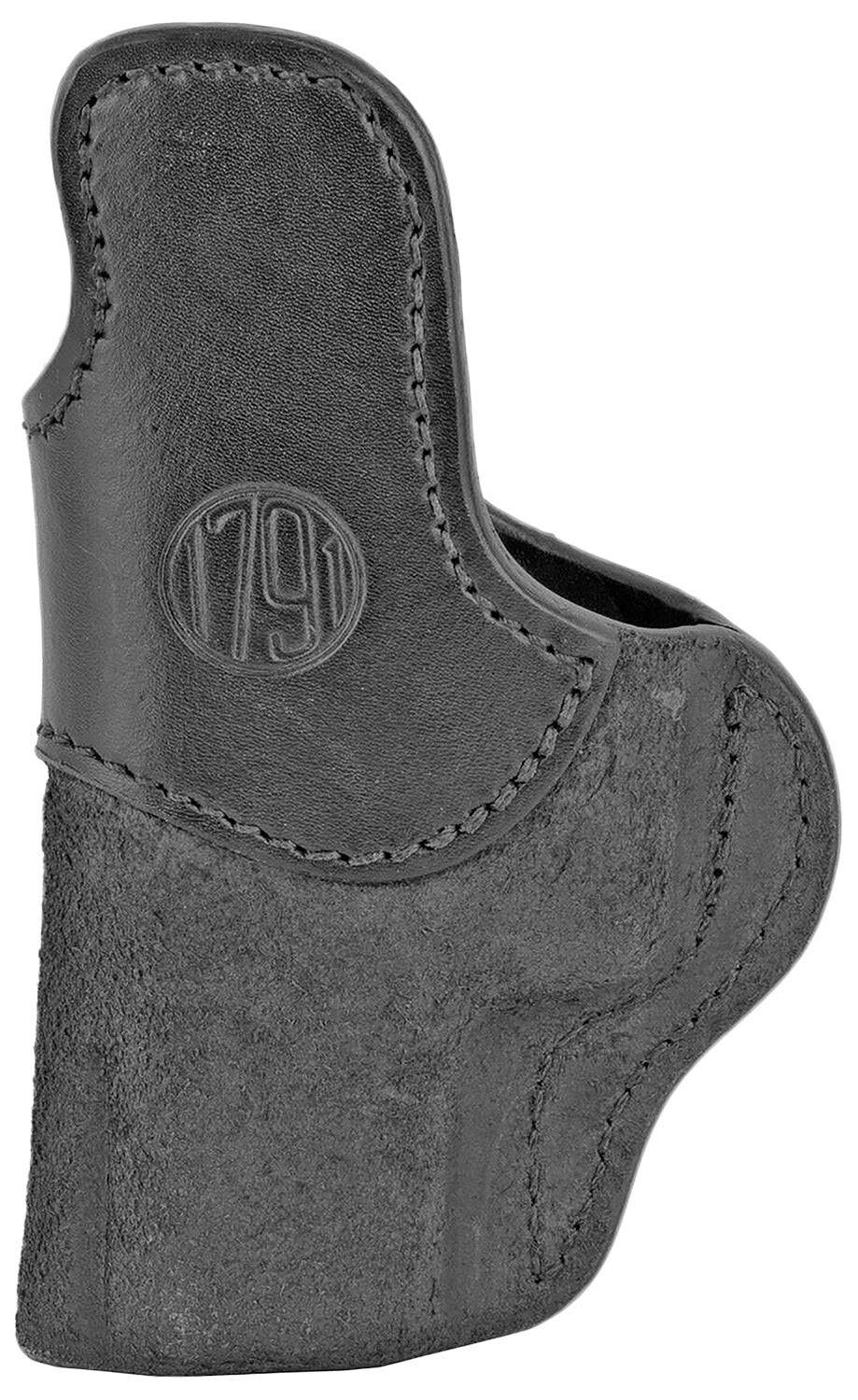 1791 Gunleather RCH4BLKR Rigid Concealment IWB Holster Size 04 Black Leather Right Hand