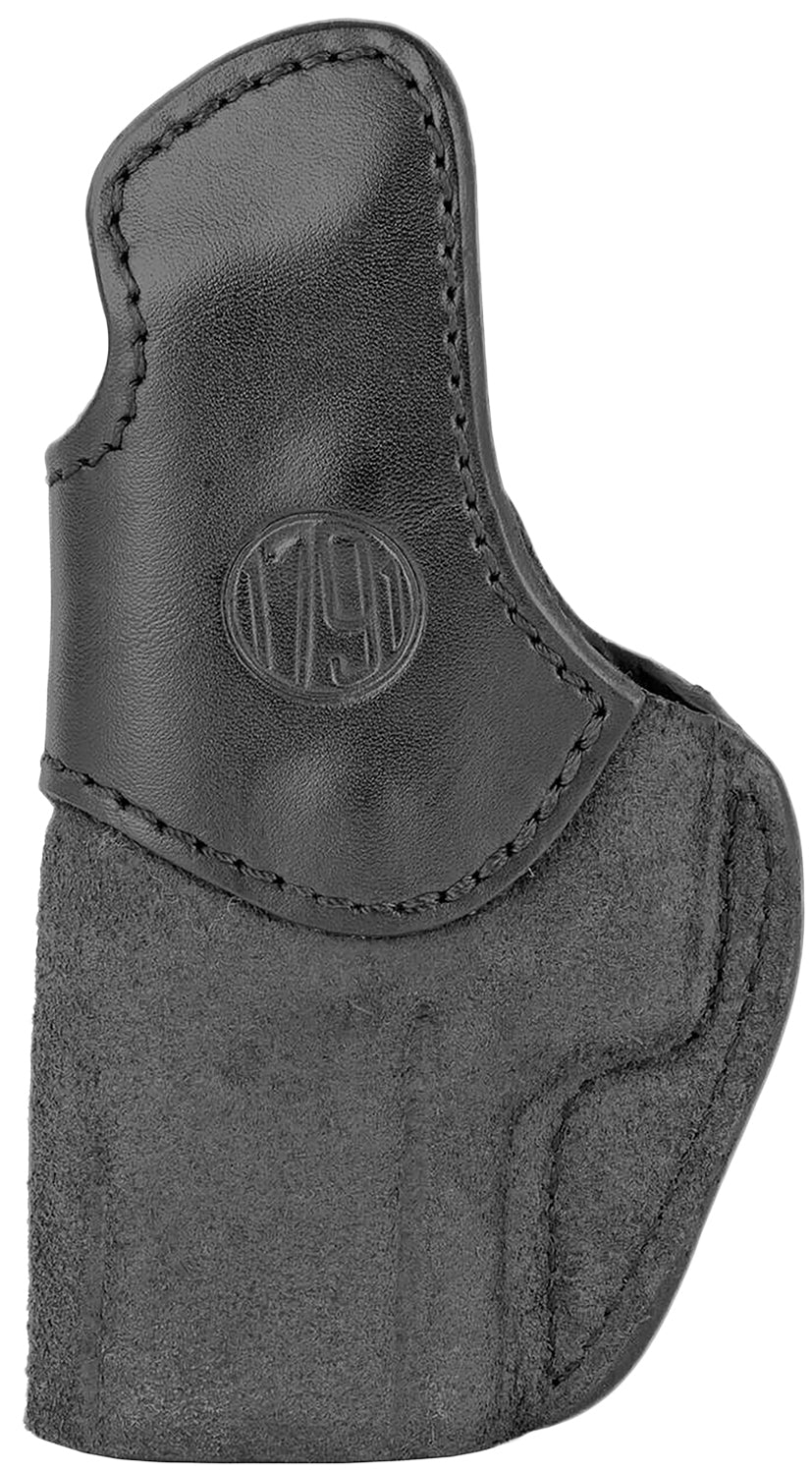 1791 Gunleather RCH5BLKR Rigid Concealment IWB Holster Size 05 Black Leather Right Hand