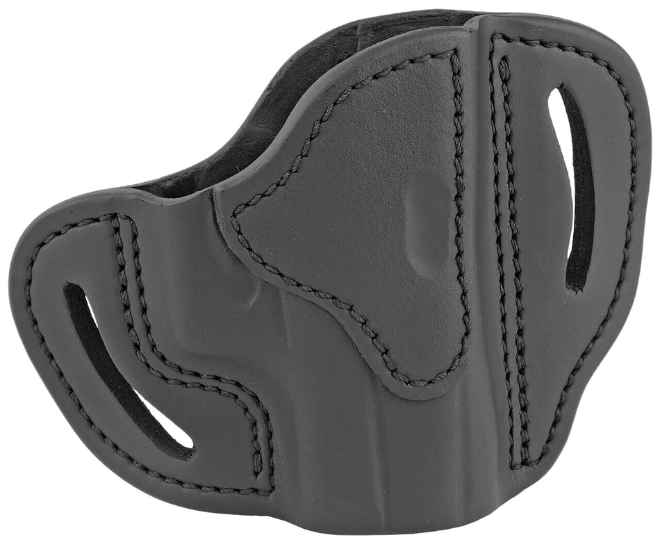 1791 Gunleather BHCSBLR BHC OWB Compact Stealth Black Leather Belt Slide Holster Glock 43/Sig P365 Right Hand