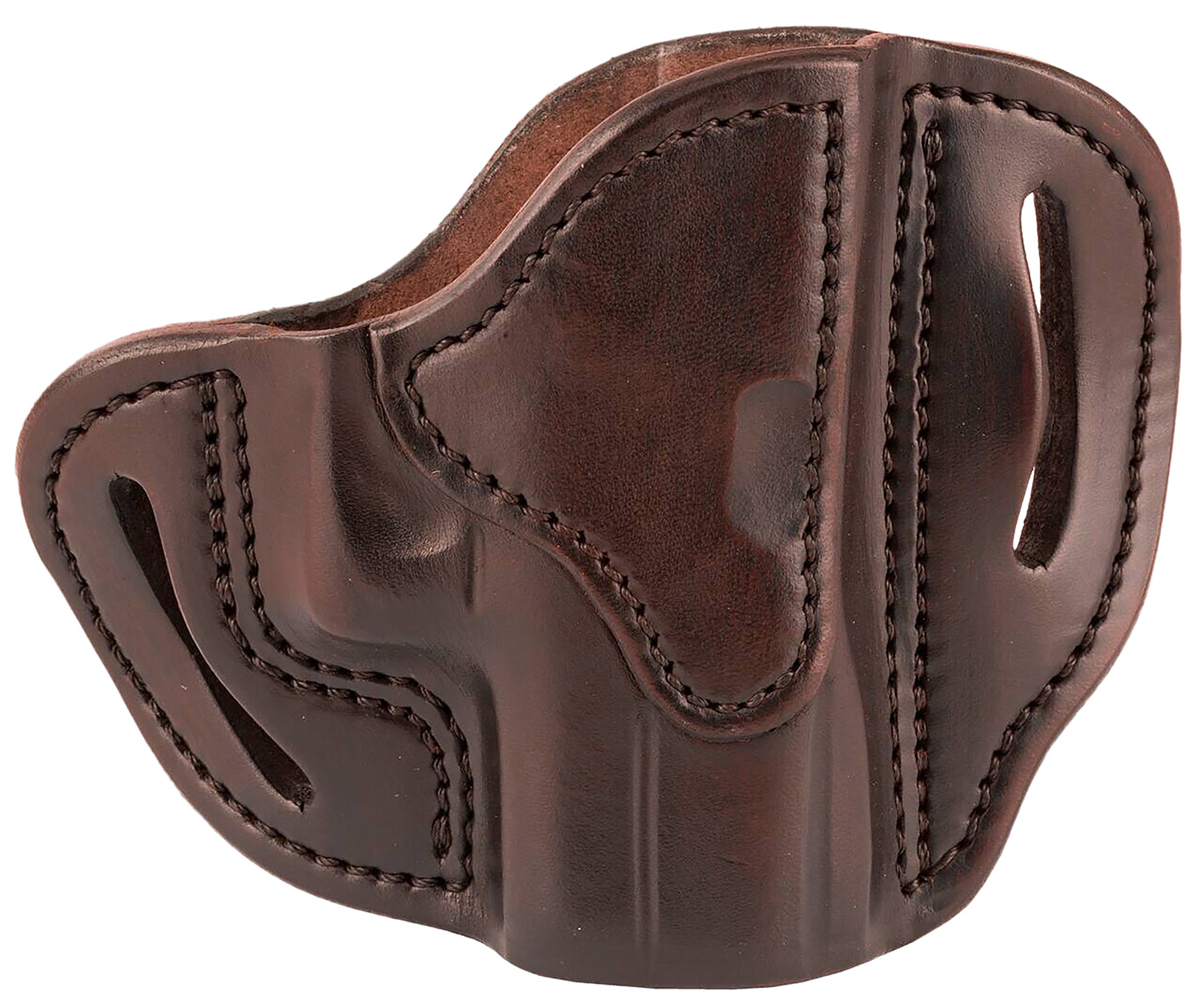 1791 Gunleather BHCSBRR BHC OWB Compact Signature Brown Leather Belt Slide Holster Glock 43/Sig P365 Right Hand