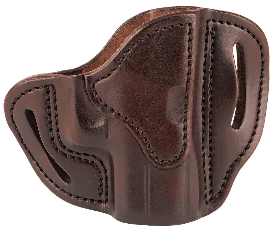 1791 Gunleather BHCSBRR BHC OWB Compact Signature Brown Leather Belt Slide Holster Glock 43/Sig P365 Right Hand