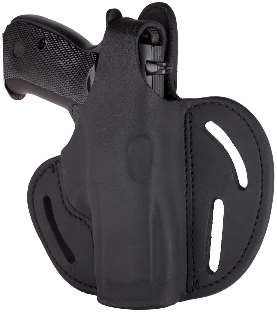 1791 Gunleather BHX Multi-Fit OWB Belt Holster Stealth Black Leather Sig P320 Carry / Springfield XDM Compact