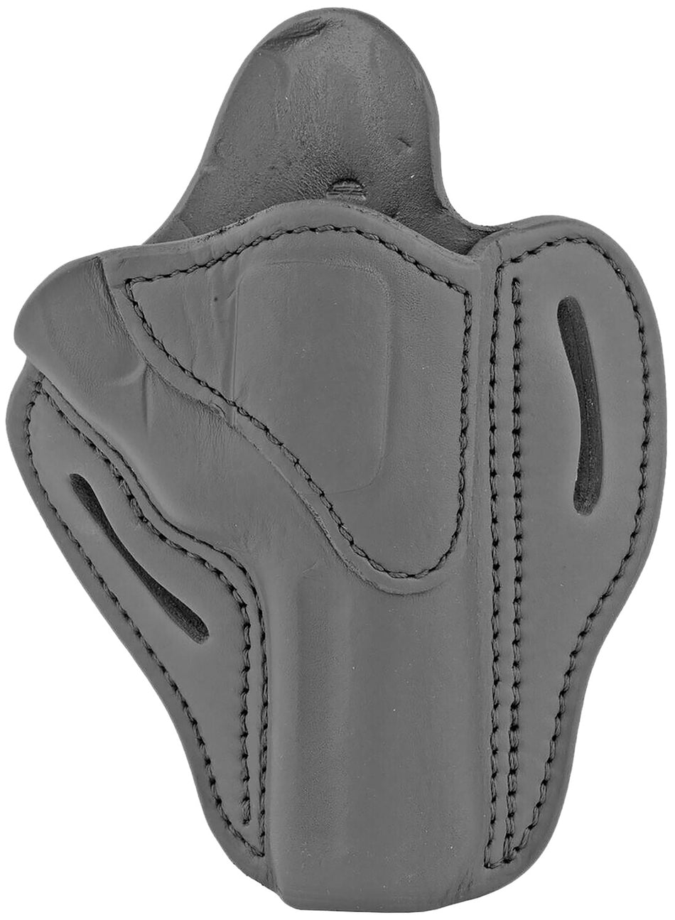 1791 Gunleather RVH2 OWB Size 02 K-Frame Belt Holster Stealth Black Leather for Ruger GP100 S&W 686 RH