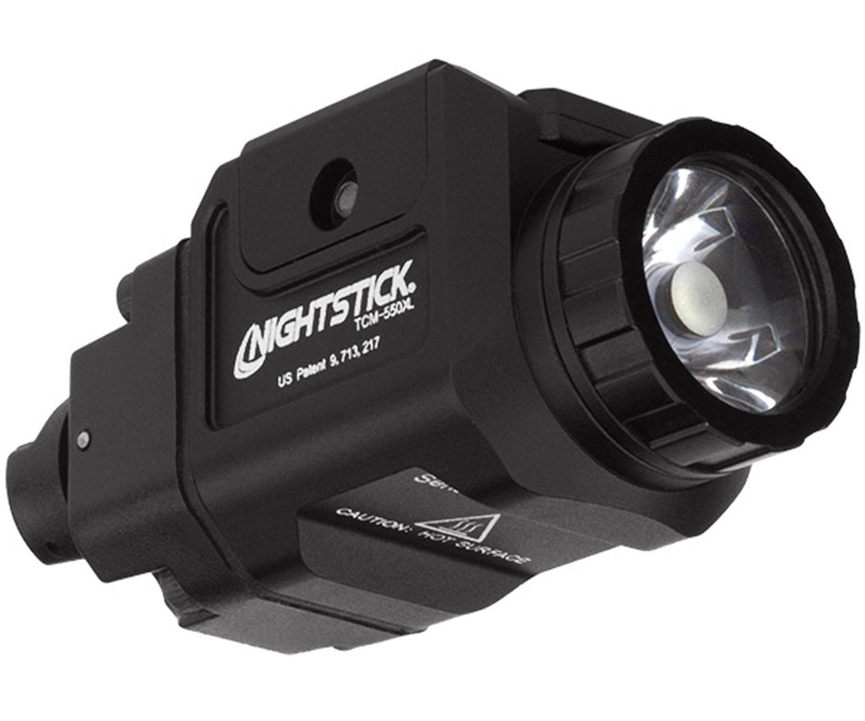 Nightstick TCM550XL 550 Lumen Compact Weapon-Mounted Tactical Light Black Anodized