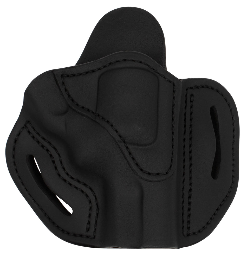 1791 Gunleather RVH2S OWB Size 02S K-Frame Belt Holster Stealth Black Leather Snub-Nose to 3in Barrel RH