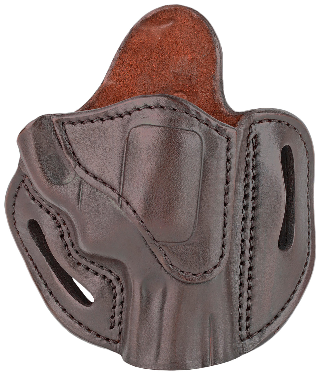 1791 Gunleather RVH2S OWB Size 02S K-Frame Belt Holster Signature Brown Leather Snub-Nose to 3in Barrel RH