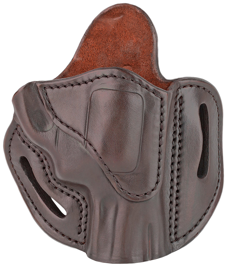1791 Gunleather RVH2S OWB Size 02S K-Frame Belt Holster Signature Brown Leather Snub-Nose to 3in Barrel RH