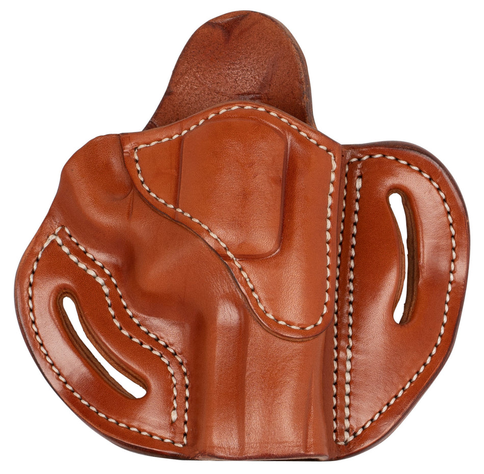 1791 Gunleather RVH2S OWB Size 02S K-Frame Belt Holster Classic Brown Leather Snub-Nose to 3in Barrel RH