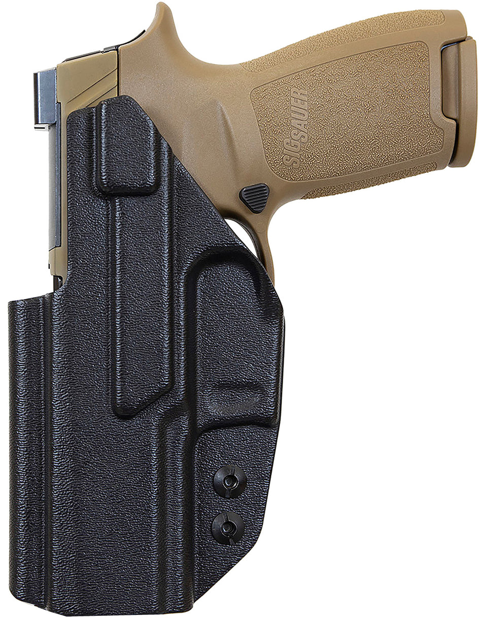 1791 Gunleather TACIWBP320BLKR Tactical Kydex IWB Holster Black Belt Clip for Sig Sauer P320 P320 RX Compact RH