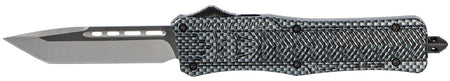 CobraTec CTK-1 Medium 3" OTF Tanto D2 Steel Blade Carbon Fiber Handle Glass Breaker Pocket Clip