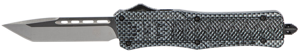 CobraTec CTK-1 Medium 3" OTF Tanto D2 Steel Blade Carbon Fiber Handle Glass Breaker Pocket Clip