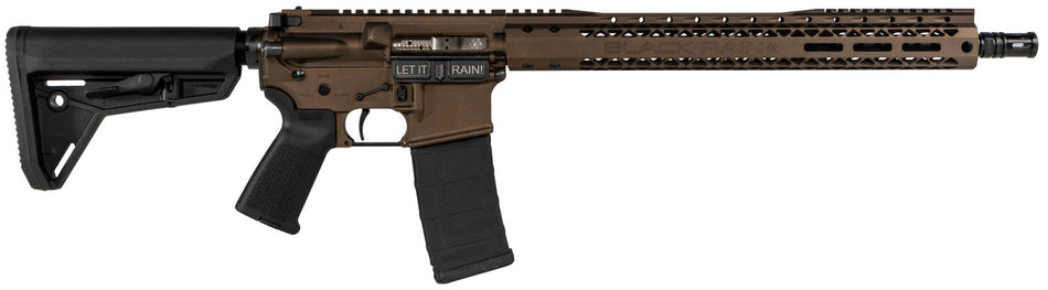 Black Rain Ordnance SSP 5.56 NATO Rifle, 30+1 Capacity, 16" Chrome Moly Barrel, A2 Flash Hider, Midnight Bronze Cerakote Receiver, Magpul MOE SL Stock, Optics Ready