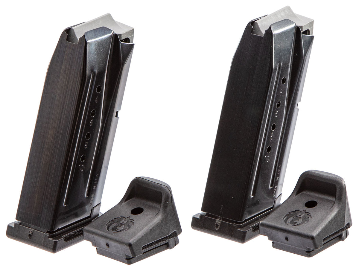 Ruger 90686 Security-9 10 Round 9mm Luger Black Oxide Steel Magazine Value Pack 2-Pack