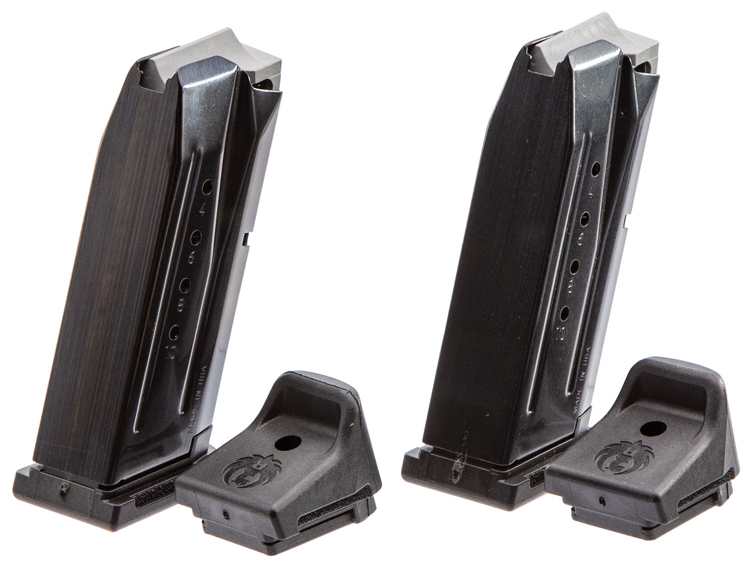 Ruger 90686 Security-9 10 Round 9mm Luger Black Oxide Steel Magazine Value Pack 2-Pack