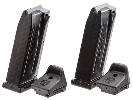 Ruger 90686 Security-9 10 Round 9mm Luger Black Oxide Steel Magazine Value Pack 2-Pack