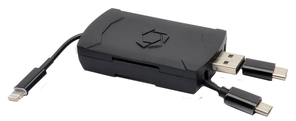 Stealth Cam 4-in-1 SD Card Reader Black Compatible with Most Devices