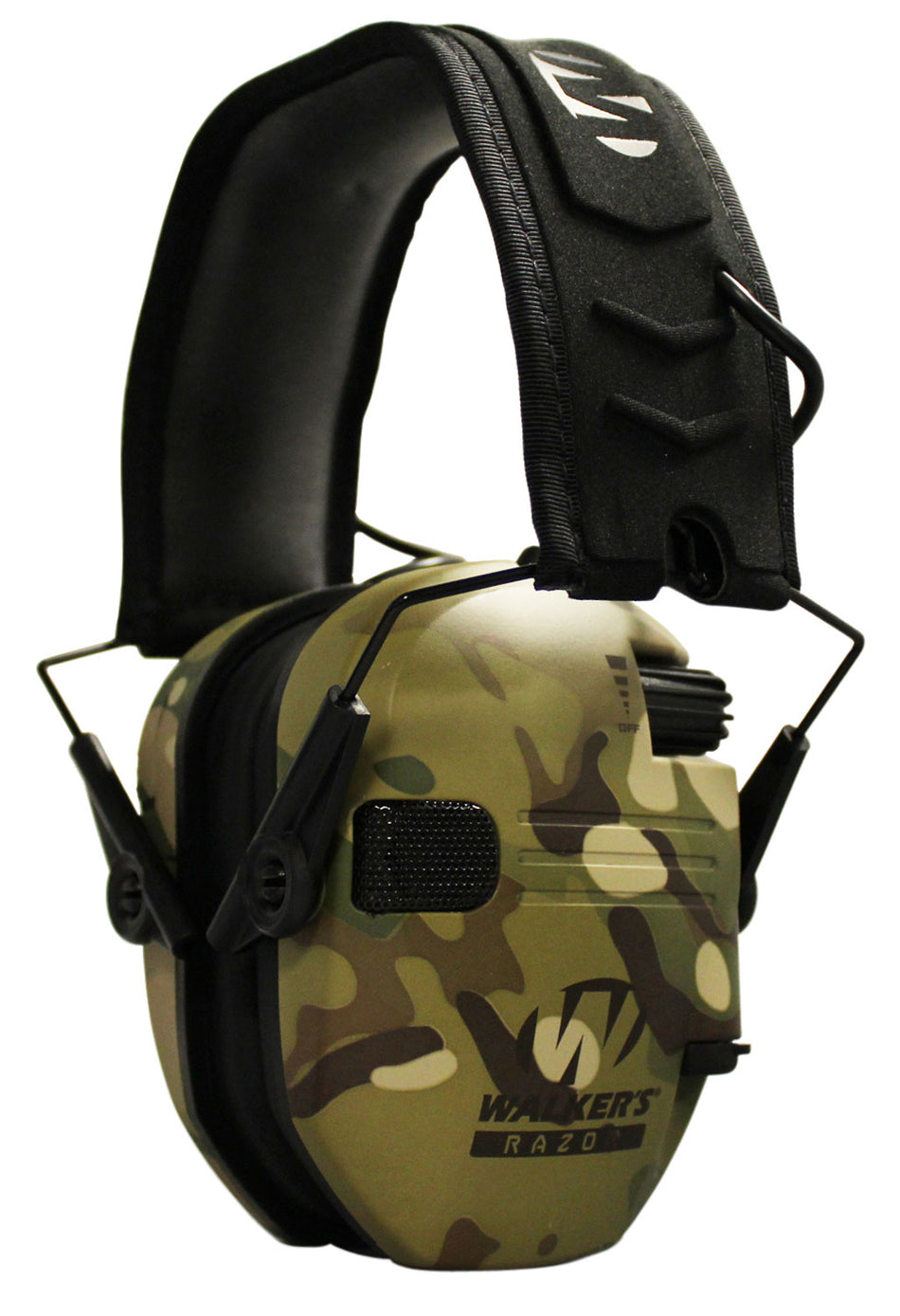 Walker's GWPRSEMMCC Razor Slim Electronic Hearing Muff 23 dB MultiCam/Black