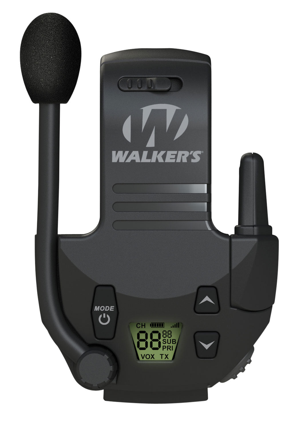 Walker's GWPRZRWT Walkie-Talkie Attachment Compatible with Razor Muffs 22 Channels