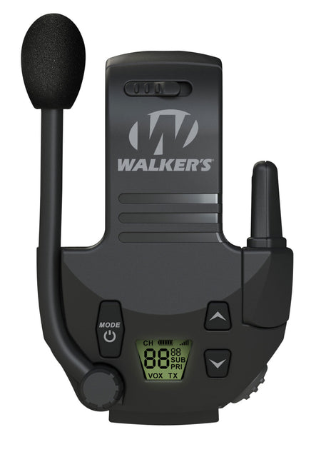 Walker's GWPRZRWT Walkie-Talkie Attachment Compatible with Razor Muffs 22 Channels