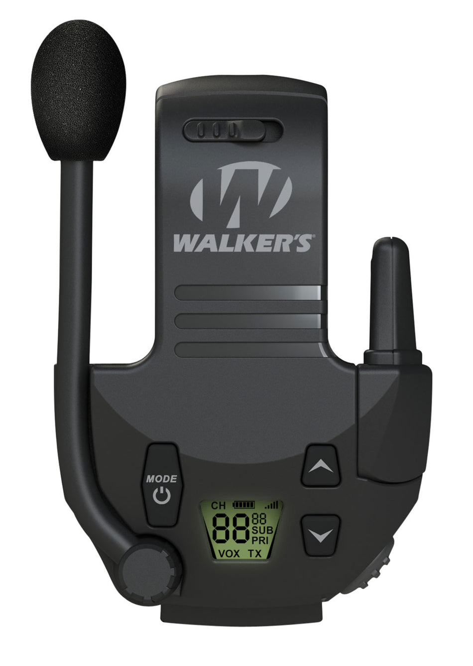 Walker's GWPRZRWT Walkie-Talkie Attachment Compatible with Razor Muffs 22 Channels
