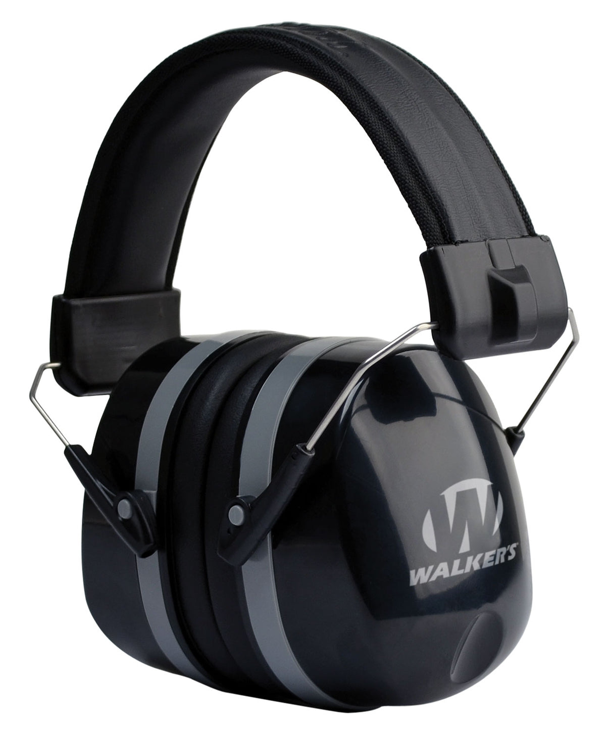 Walker's GWPEXFM5 Premium Passive Folding Muff 32 dB Black Over-Head