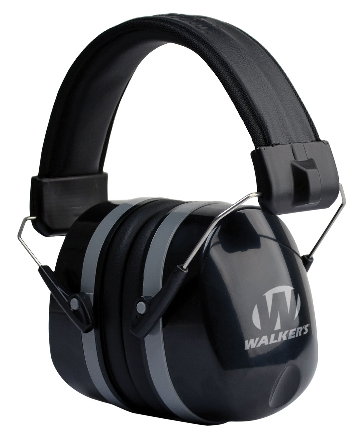 Walker's GWPEXFM5 Premium Passive Folding Muff 32 dB Black Over-Head