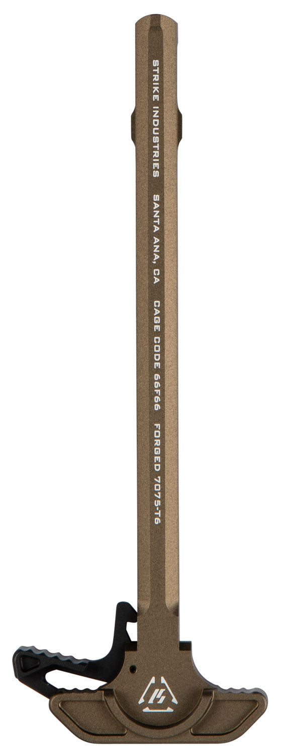 Strike AR-15 ARCHELFDE Extended Latch Charging Handle FDE Hard Anodized Aluminum