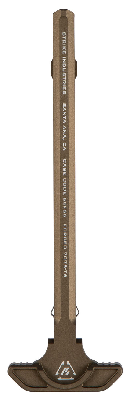 Strike ARSLCHFDE AR-15 Latchless Charging Handle FDE Forged 7075 Aluminum