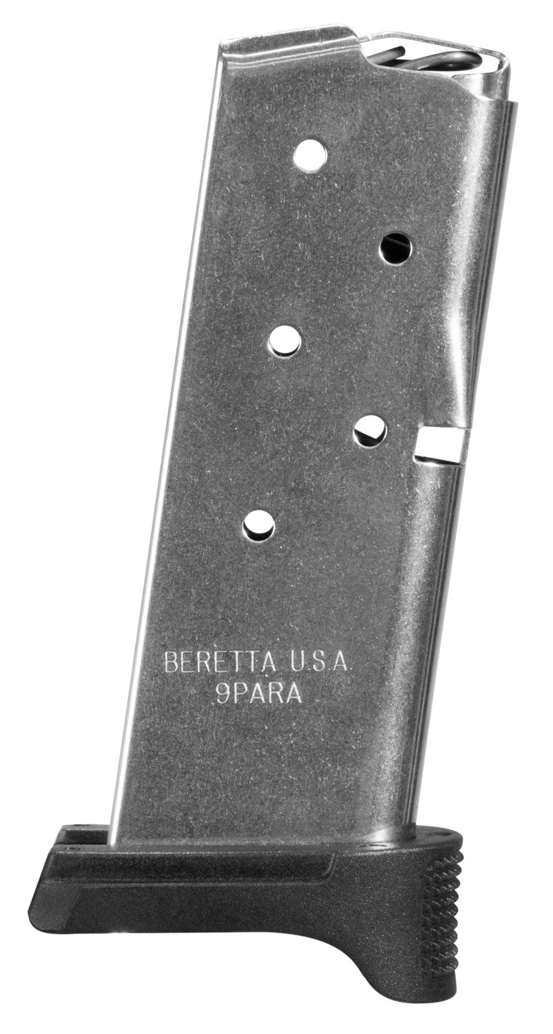 Beretta APX Carry 6rd 9mm Luger Stainless Steel Handgun Magazine JMAPXCARRY6