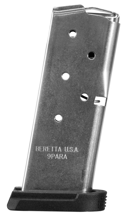Beretta APX Carry 6-Round Magazine Floor Plate 9mm Luger Black Polymer JFAPXCARRY6