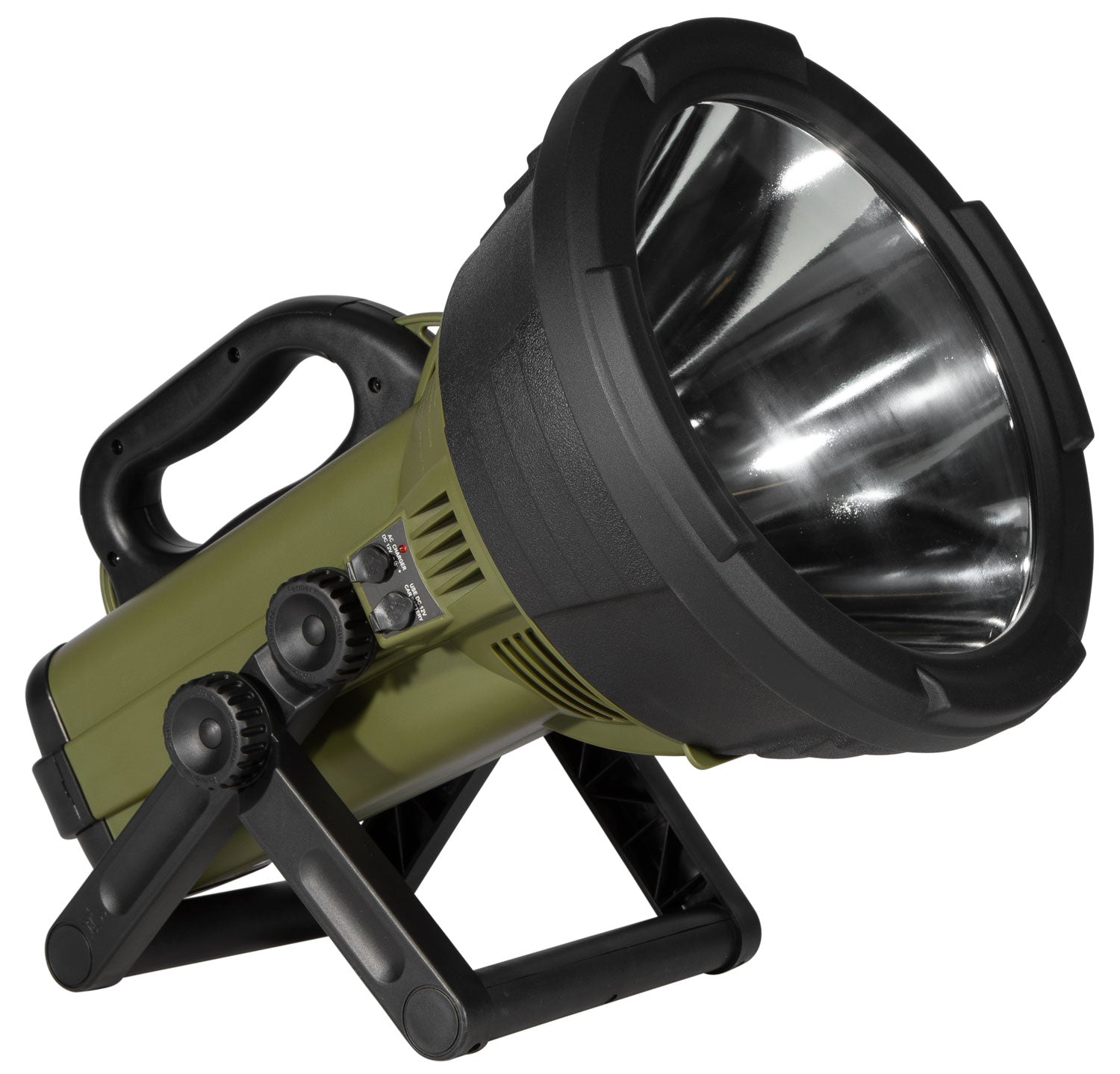 Cyclops Colossus C18MIL 18 Million Candlepower Halogen Spotlight Rubberized Body Adjustable Swivel Stand
