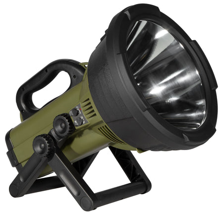 Cyclops Colossus C18MIL 18 Million Candlepower Halogen Spotlight Rubberized Body Adjustable Swivel Stand