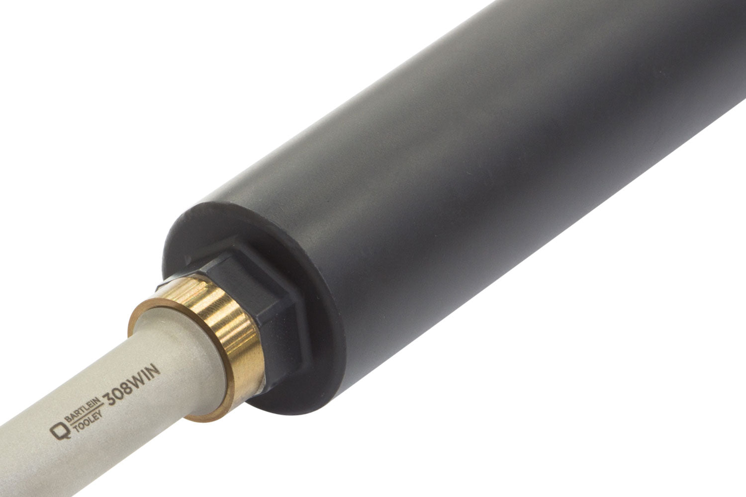 Q TA1752 5/8"-24 Taper Mount Adapter 17-4 Stainless Gold Muzzle Thread Converter