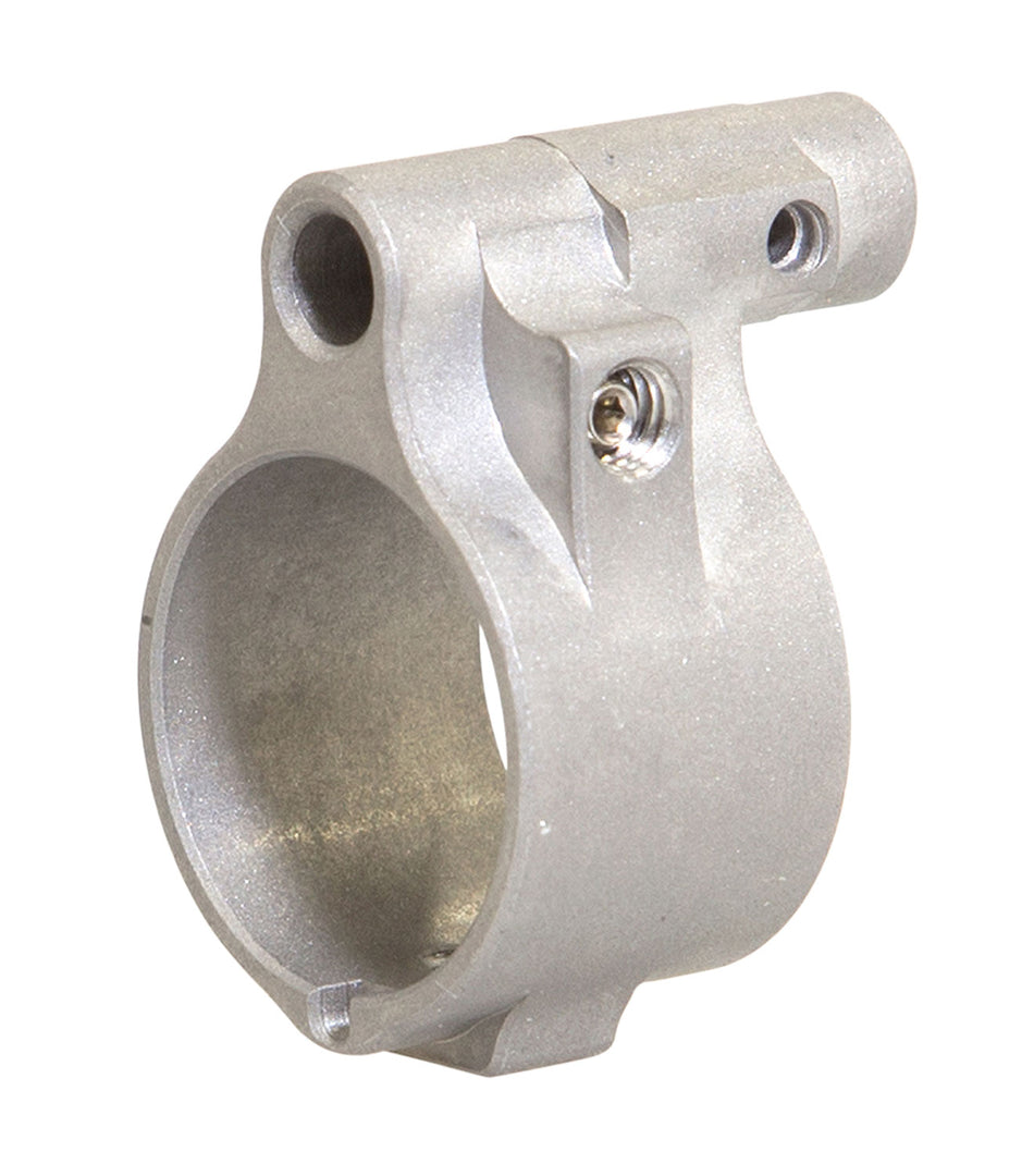 Q LLC GBADJ Adjustable .750" Gas Block Stainless Steel Silver