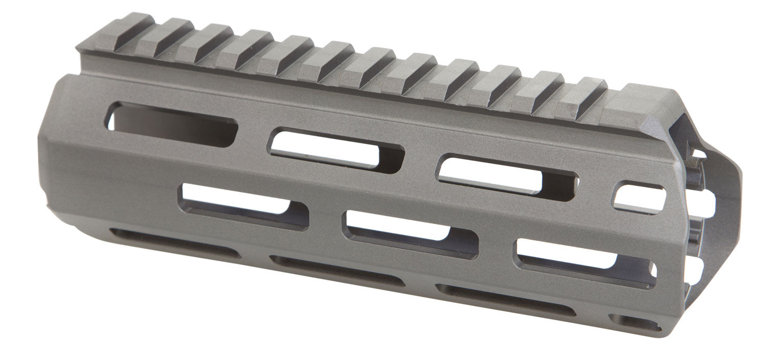 Q LLC Honey Badger 6-Inch M-LOK Aluminum Gray Handguard