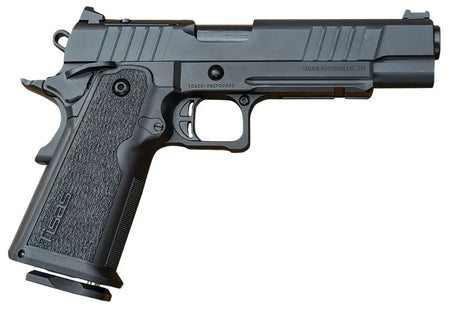 SDS Tisas 1911 Duty B9R Double Stack 9mm Handgun, 5" Bull Barrel, Black Cerakote, Ti Firing Pin
