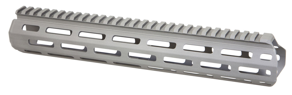 Q LLC Honey Badger 12-Inch M-LOK Aluminum Gray Handguard
