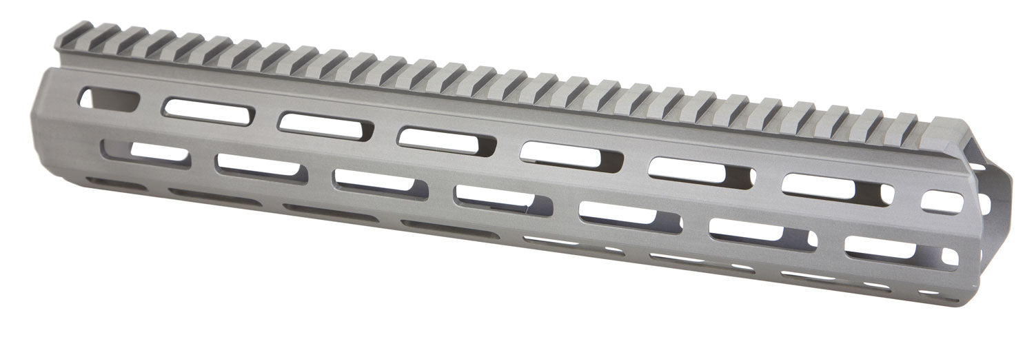 Q LLC Honey Badger 12-Inch M-LOK Aluminum Gray Handguard