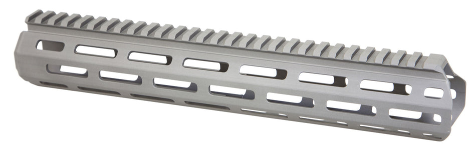 Q LLC Honey Badger 12-Inch M-LOK Aluminum Gray Handguard