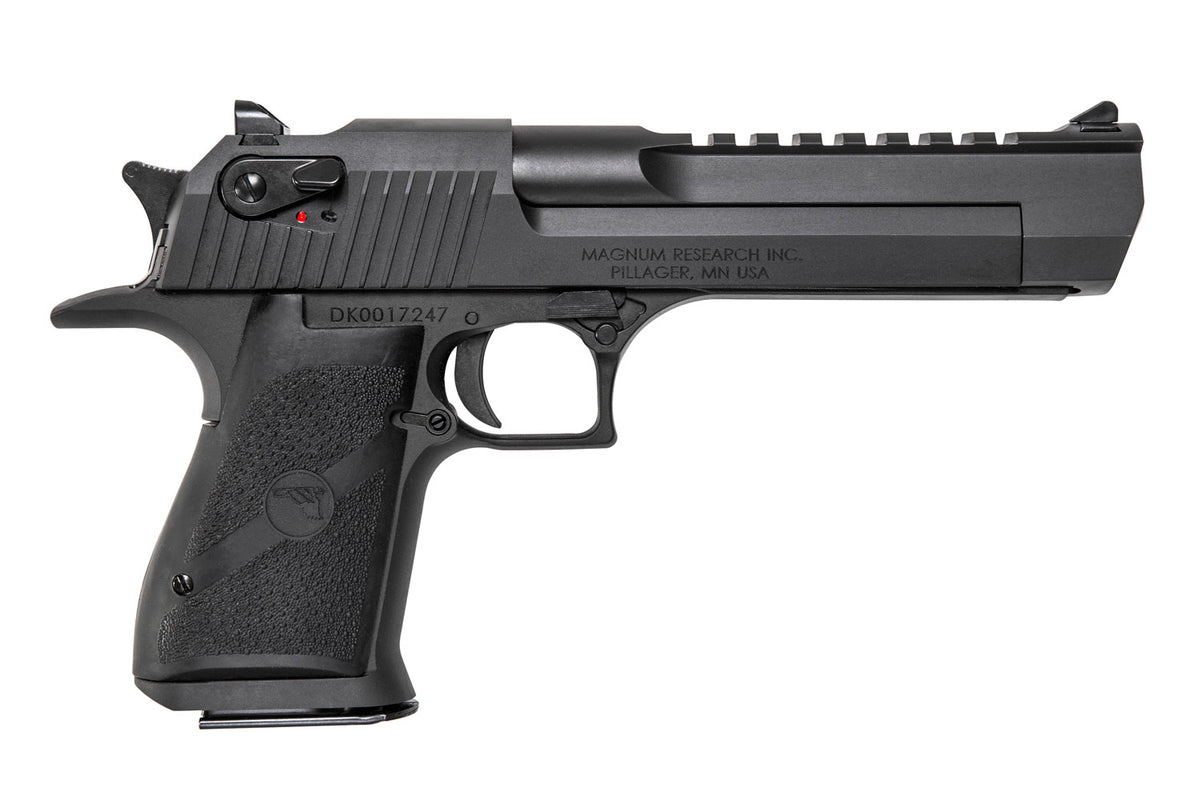 Magnum Research Desert Eagle Mark XIX DE429 .429 DE Pistol, 6" Steel Barrel, Black Rubber Grip, 7+1