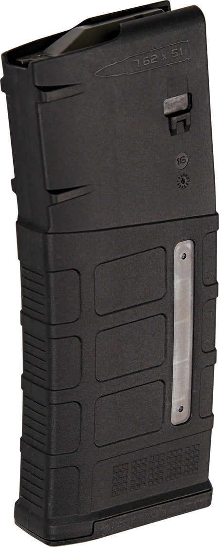 Magpul MAG292BLK PMAG 25rd GEN M3 Window 7.62x51mm NATO 308 Win Rifle Magazine Fits AR-10/SR25 Black Polymer
