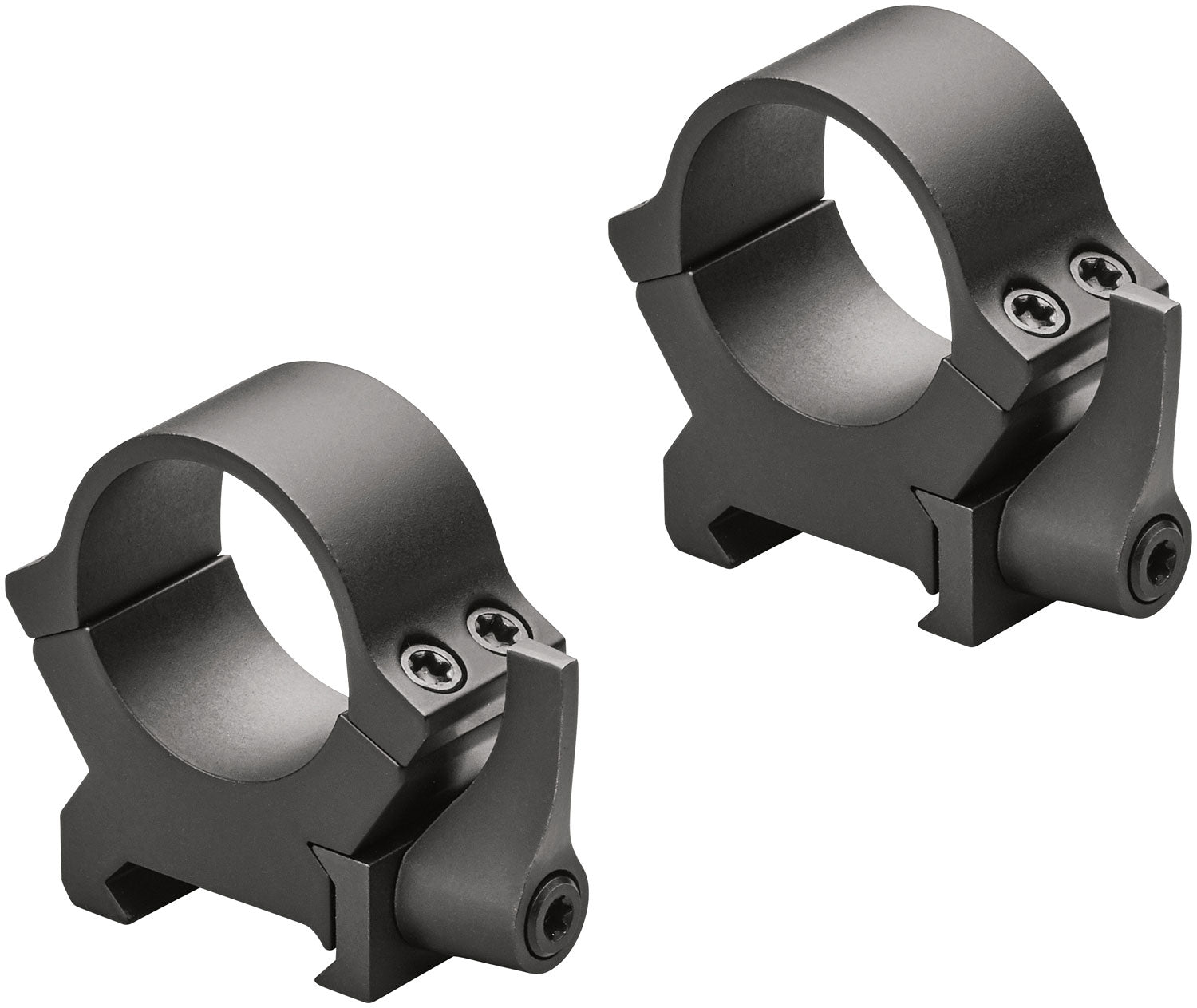 Leupold QRW2 Cross-Slot 34mm Medium Scope Rings Matte Black 177273