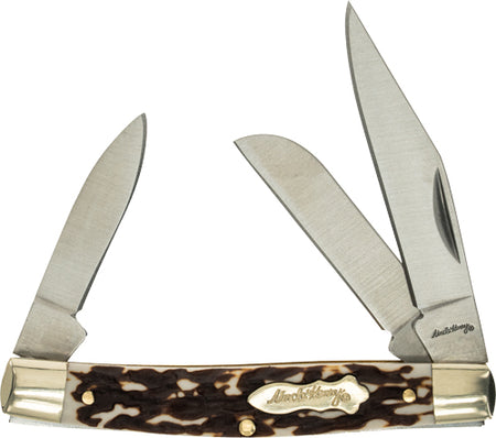 Uncle Henry Next Gen Staglon Rancher Folding Knife with 3 Blades